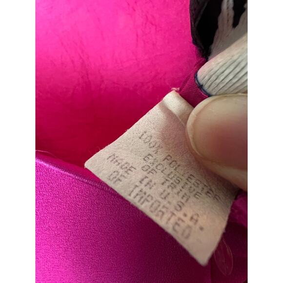 Ursula of Switzerland Pink Sleeveless scoop back sheath dress Knee length SZ 4 - Picture 3 of 7